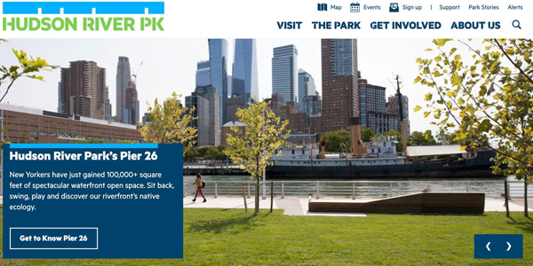 Hudson River Park Homepage